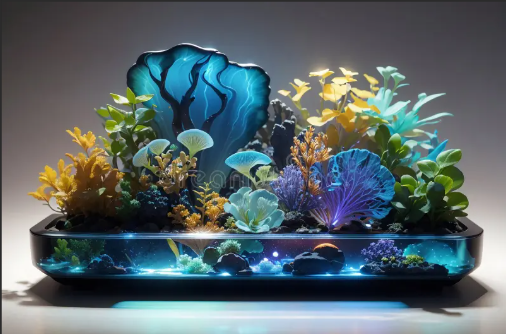 Healthy Discus Fish Illustration